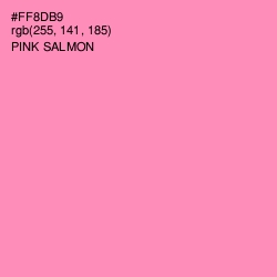 #FF8DB9 - Pink Salmon Color Image